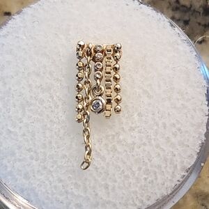 Pupil Hall 14k yellow gold 'Bada Boom' with diamond